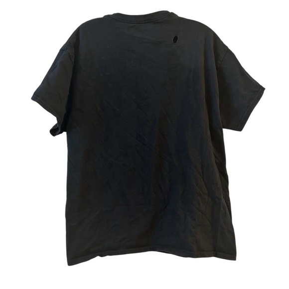 Rick and Morty Men's Black Graphic T-Shirt Size L Short Sleeve Crew Neck- flawed - Picture 5 of 7